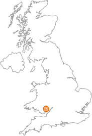 map showing location of Abersychan, Torfaen