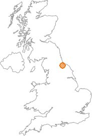 map showing location of Acklam, Middlesbrough