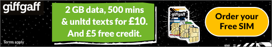 Get a free giffgaff Sim