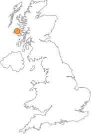 map showing location of Arileod, Argyll and Bute
