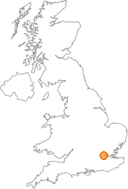 map showing location of Barbican, Greater London