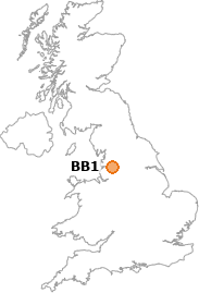 map showing location of BB1