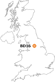 map showing location of BD16
