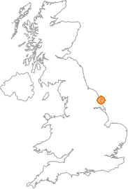 map showing location of Boynton, E Riding of Yorkshire