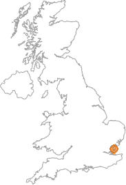 map showing location of Bradwell-on-Sea, Essex