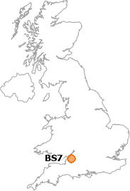 map showing location of BS7