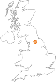 map showing location of Burneston, North Yorkshire
