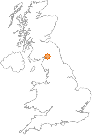 map showing location of Cauldside, Dumfries and Galloway
