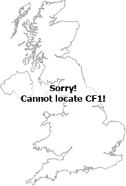 map showing location of CF1