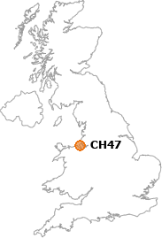 map showing location of CH47