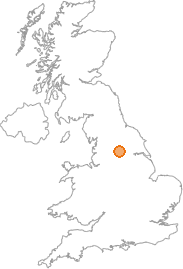 map showing location of Chapel Allerton, West Yorkshire