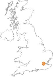 map showing location of Charlton, Greater London