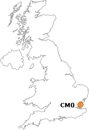 map showing location of CM0
