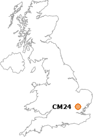 map showing location of CM24