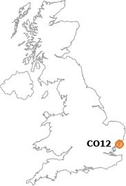 map showing location of CO12