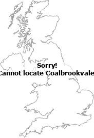 map showing location of Coalbrookvale, Blaenau Gwent