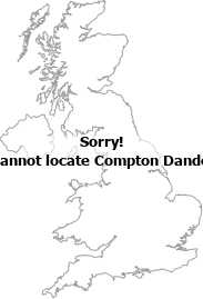 map showing location of Compton Dando, Bristol Avon