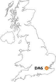 map showing location of DA6