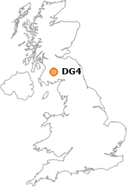 map showing location of DG4