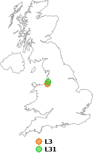 map showing distance between L3 and L31