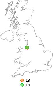 map showing distance between L3 and L4
