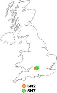 map showing distance between SN2 and SN7