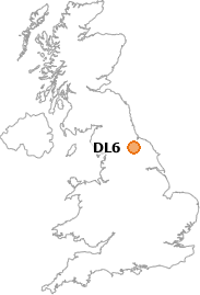 map showing location of DL6