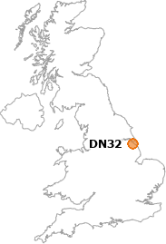 map showing location of DN32