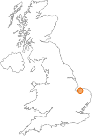 map showing location of Docking, Norfolk