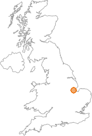 map showing location of East Heckington, Lincolnshire