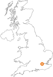 map showing location of East Putney, Greater London