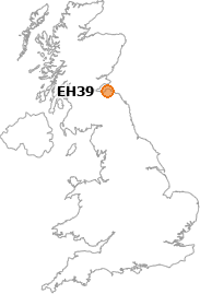 map showing location of EH39
