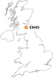 map showing location of EH45