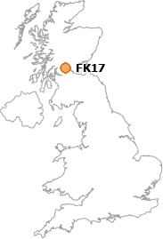 map showing location of FK17