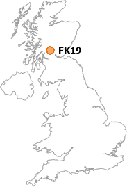 map showing location of FK19