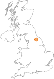 map showing location of High Entercommon, North Yorkshire