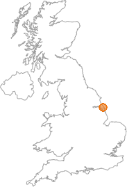 map showing location of Holmpton, E Riding of Yorkshire