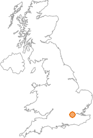 map showing location of Hounslow Central, Greater London