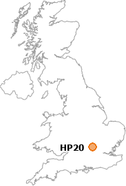 map showing location of HP20