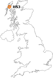 map showing location of HS3