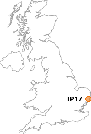 map showing location of IP17
