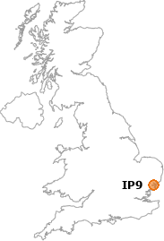 map showing location of IP9