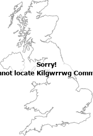 map showing location of Kilgwrrwg Common, Monmouthshire