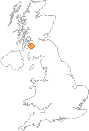 map showing location of Kilwinning, North Ayrshire