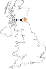 map showing location of KY10