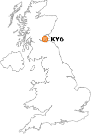 map showing location of KY6