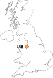 map showing location of L38