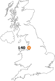 map showing location of L40