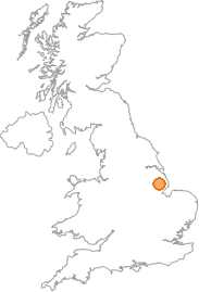 map showing location of Langton, Lincolnshire