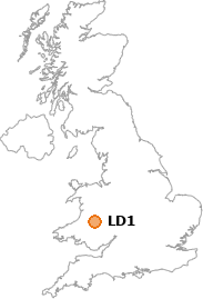 map showing location of LD1